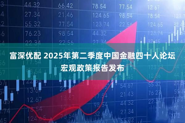 富深优配 2025年第二季度中国金融四十人论坛宏观政策报告发布